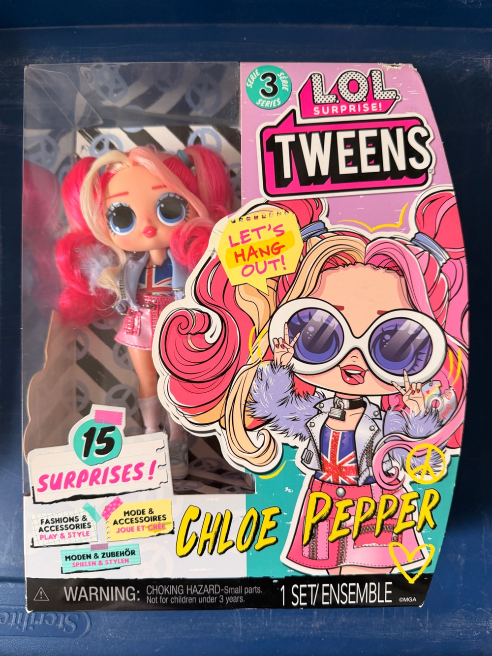 L.O.L. Surprise! Pink & Blonde Fashion Doll with Blue Eyes
